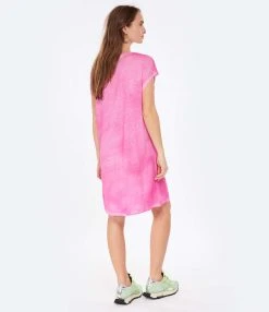 MAJESTIC FILATURES Robe Lin Flamingo 9 MAJESTIC FILATURES Robe Lin Flamingo -ANINE BING Boutique majes look20230110 122 1