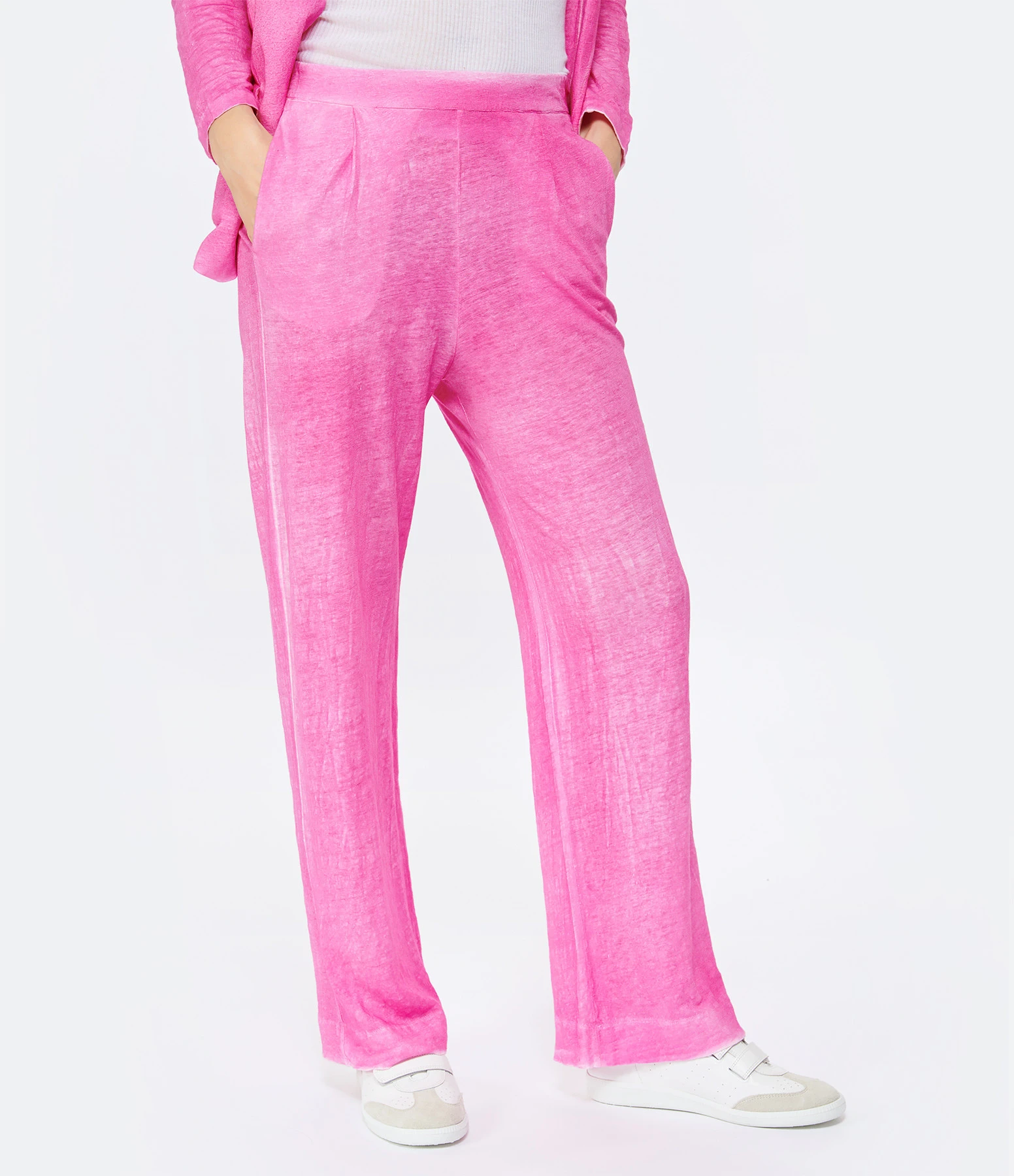 MAJESTIC FILATURES Pantalon Lin Flamingo 6 MAJESTIC FILATURES Pantalon Lin Flamingo – Image 4