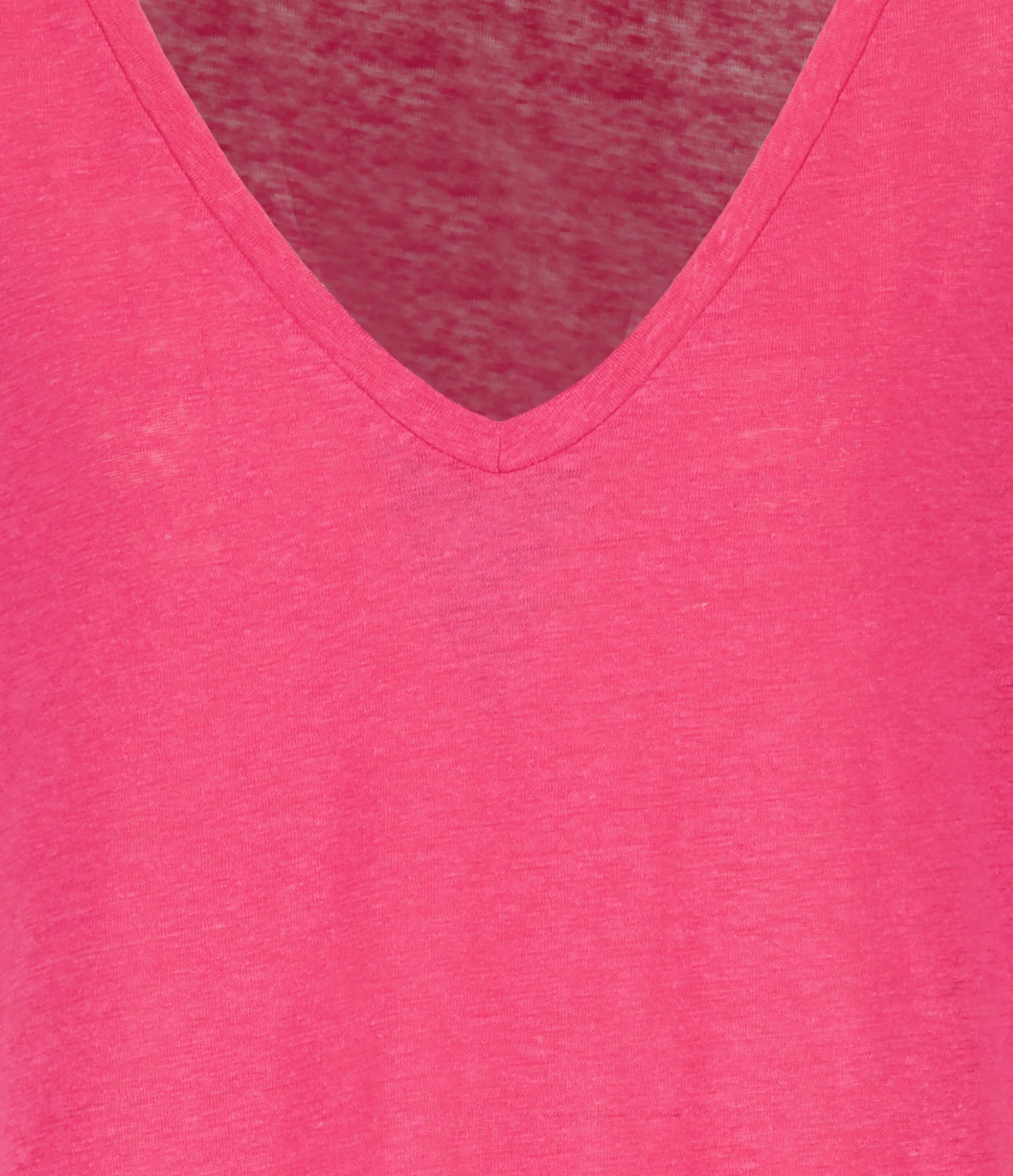 MAJESTIC FILATURES Tee-shirt Col V Lin Flamingo 4 MAJESTIC FILATURES Tee-shirt Col V Lin Flamingo – Image 2