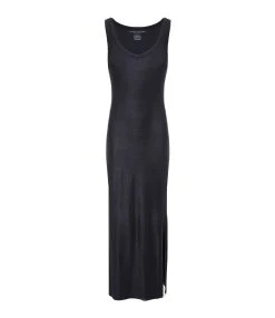 MAJESTIC FILATURES Robe Longue Marine