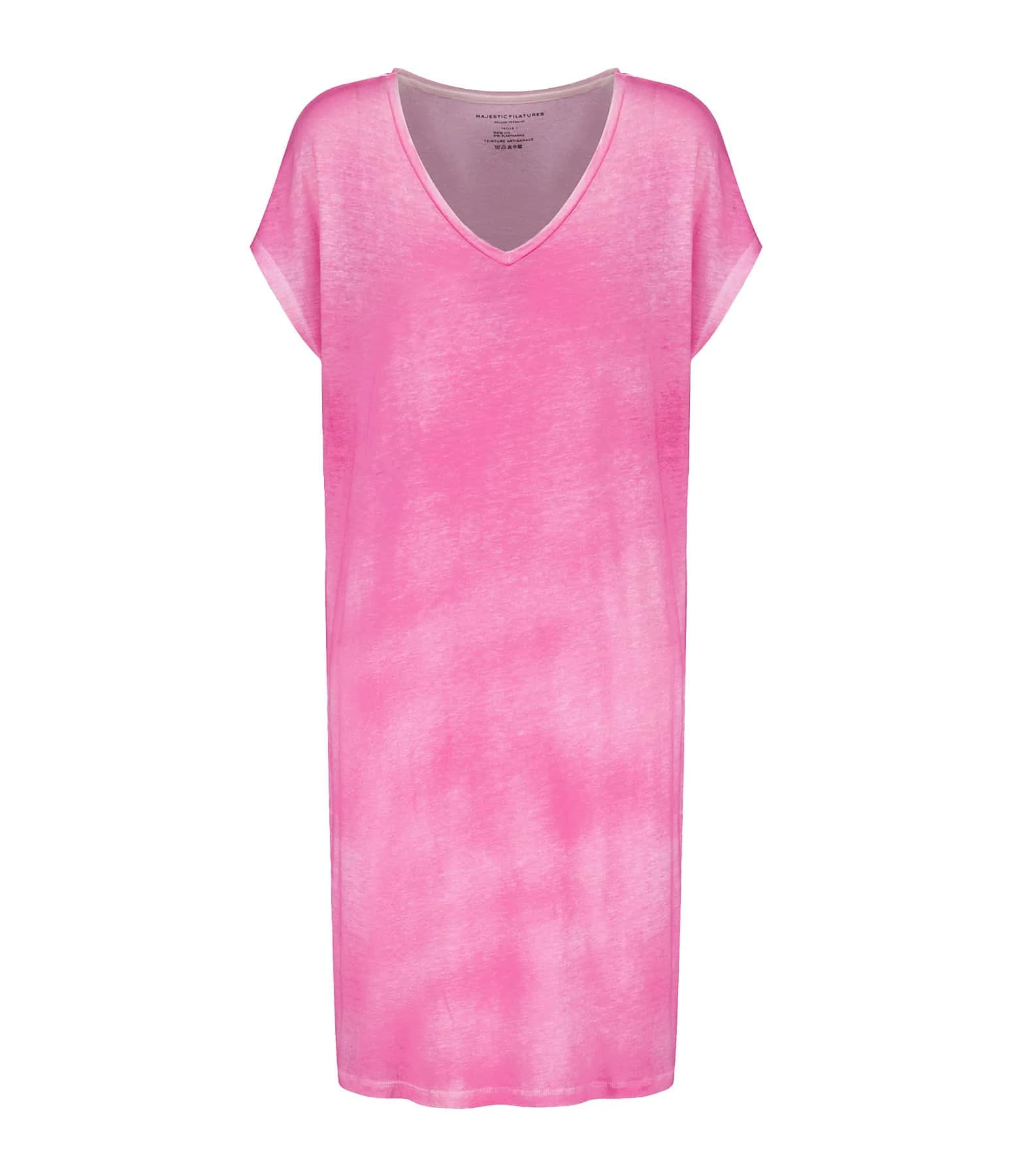 MAJESTIC FILATURES Robe Lin Flamingo 3 MAJESTIC FILATURES Robe Lin Flamingo