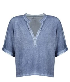 MAJESTIC FILATURES Tee-shirt Lin Océan