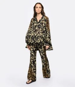 Mes Demoiselles Pantalon Abelia Noir Beige 15 Mes Demoiselles Pantalon Abelia Noir Beige -ANINE BING Boutique mesde look20221207 311