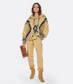 Mes Demoiselles Pantalon Bueno Coton Beige -ANINE BING Boutique mesde look20221222 165