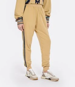 Mes Demoiselles Pantalon Bueno Coton Beige -ANINE BING Boutique mesde look20221222 176