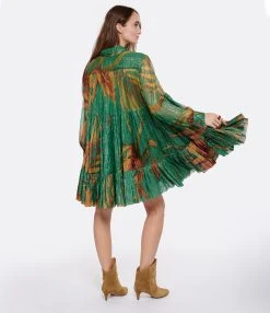 Mes Demoiselles Robe Prudance Imprimé Palmiers 9 Mes Demoiselles Robe Prudance Imprimé Palmiers -ANINE BING Boutique mesde look20221222 351