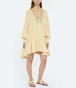 Mes Demoiselles Robe Noma Coton Naturel 8 Mes Demoiselles Robe Noma Coton Naturel -ANINE BING Boutique mesde look20230228 304