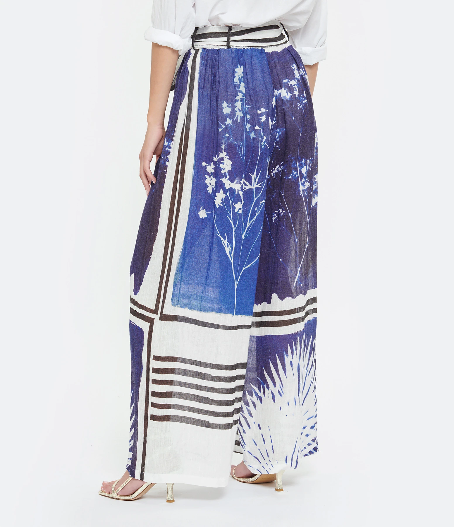 Mes Demoiselles Pantalon Cilos Lin Bleu 7 Mes Demoiselles Pantalon Cilos Lin Bleu – Image 5