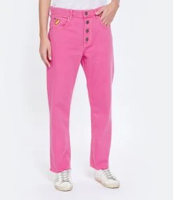 MIRA MIKATI Jean Broderie Coton Rose 15 MIRA MIKATI Jean Broderie Coton Rose -ANINE BING Boutique mirad look20230203 101