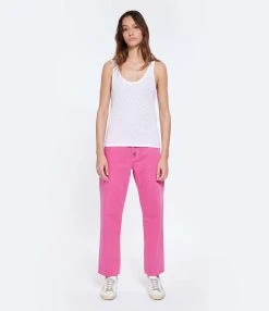 MIRA MIKATI Jean Broderie Coton Rose 14 MIRA MIKATI Jean Broderie Coton Rose -ANINE BING Boutique mirad look20230203 103