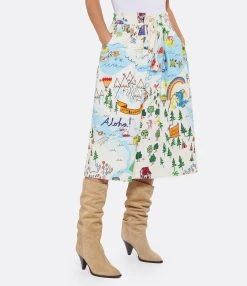 MIRA MIKATI Jupe Coton Multicolore 14 MIRA MIKATI Jupe Coton Multicolore -ANINE BING Boutique miras look20220706 489