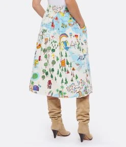 MIRA MIKATI Jupe Coton Multicolore 13 MIRA MIKATI Jupe Coton Multicolore -ANINE BING Boutique miras look20220706 490