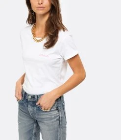 Maison Labiche Tee-shirt Amour Blanc -ANINE BING Boutique mlabi look20201117 103