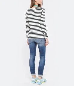 Maison Labiche Tee-shirt Amour Coton Biologique Ivoire Bleu Navy 11 Maison Labiche Tee-shirt Amour Coton Biologique Ivoire Bleu Navy -ANINE BING Boutique mlabi look20220223 104 1