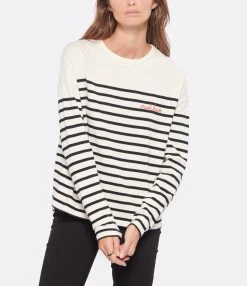 Maison Labiche Tee-shirt Montpar Coton Noir Blanc -ANINE BING Boutique mlabi look20220830 457