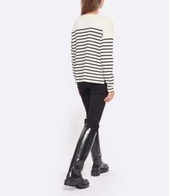 Maison Labiche Tee-shirt Montpar Coton Noir Blanc -ANINE BING Boutique mlabi look20220830 459