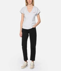Maison Labiche Tee-shirt Chateau Good Vibes Coton Bio Gris 10 Maison Labiche Tee-shirt Chateau Good Vibes Coton Bio Gris -ANINE BING Boutique mlabi look20230215 340