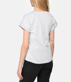 Maison Labiche Tee-shirt Chateau Good Vibes Coton Bio Gris 11 Maison Labiche Tee-shirt Chateau Good Vibes Coton Bio Gris -ANINE BING Boutique mlabi look20230215 344