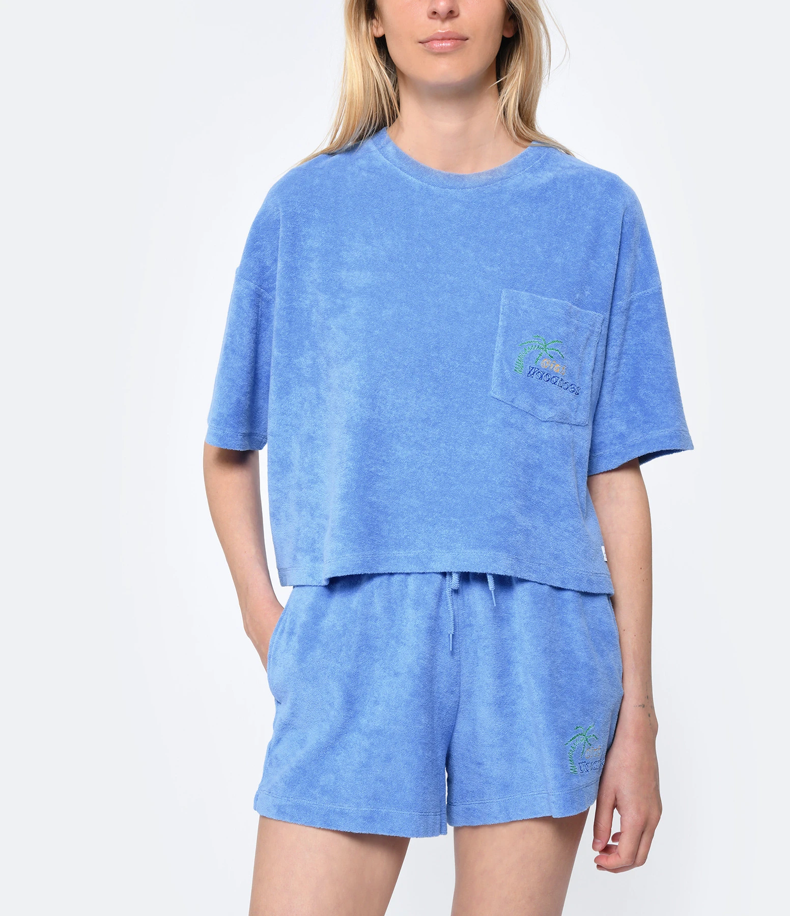 Maison Labiche Tee-shirt Tolain Club Vacances Coton Bleu Ciel 4 Maison Labiche Tee-shirt Tolain Club Vacances Coton Bleu Ciel – Image 2