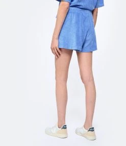 Maison Labiche Short Trousseau Mini Club Vacances Coton Bio Bleu -ANINE BING Boutique mlabi look20230222 320