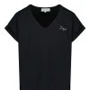 Maison Labiche Tee-shirt Col V Legend Coton Biologique Noir -ANINE BING Boutique mlabi41520 pck20220419 1