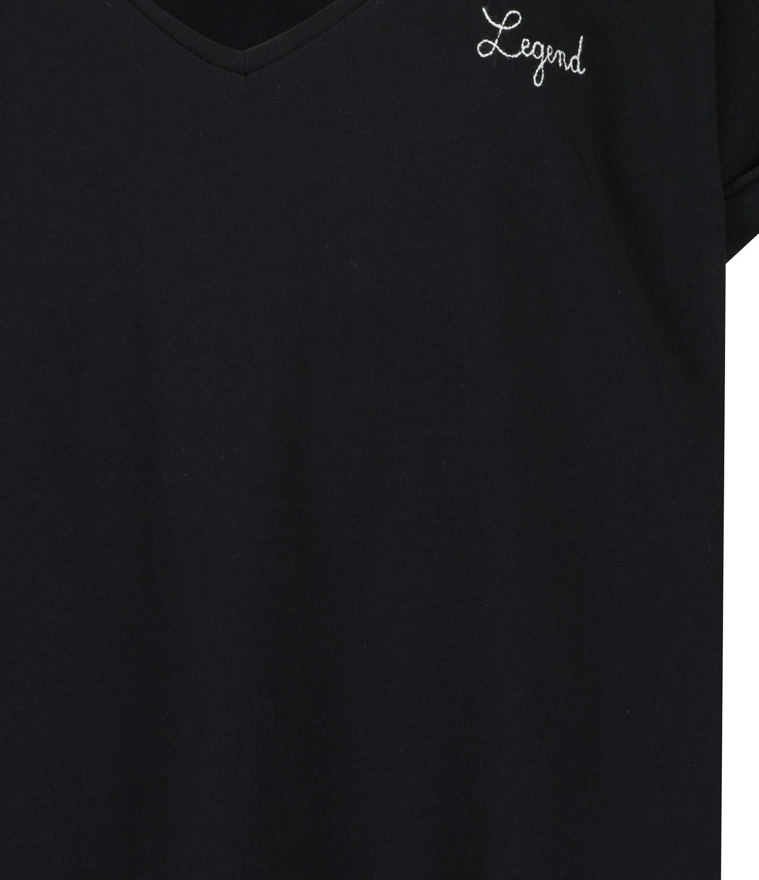 Maison Labiche Tee-shirt Col V Legend Coton Biologique Noir 4 Maison Labiche Tee-shirt Col V Legend Coton Biologique Noir – Image 2