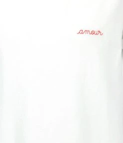 Maison Labiche Tee-shirt Poitou Amour Coton Bio Blanc -ANINE BING Boutique mlabi52092 pck20230209 2