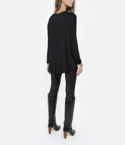 MARGAUX LONNBERG Tee-shirt Ines Noir -ANINE BING Boutique mlonn look20200818 2987