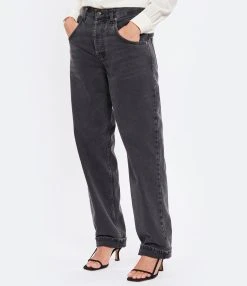 MARGAUX LONNBERG Jean Cooper Coton Noir Délavé -ANINE BING Boutique mlonn look20220719 317 1