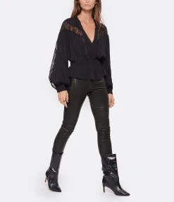 MARGAUX LONNBERG Pantalon Legging Chad Noir -ANINE BING Boutique mlonn look20220830 410