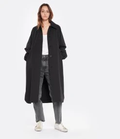 MARGAUX LONNBERG Jean Spark Coton Noir Délavé -ANINE BING Boutique mlonn look20230203 357