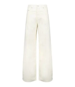 MARGAUX LONNBERG Pantalon Parker Denim Coton Écru