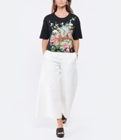 MM6 Maison Margiela Pantalon Droit Coton Blanc -ANINE BING Boutique mm6s5 look20220524 56