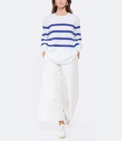 MM6 Maison Margiela Pantalon Droit Coton Blanc -ANINE BING Boutique mm6s5 look20220524 79