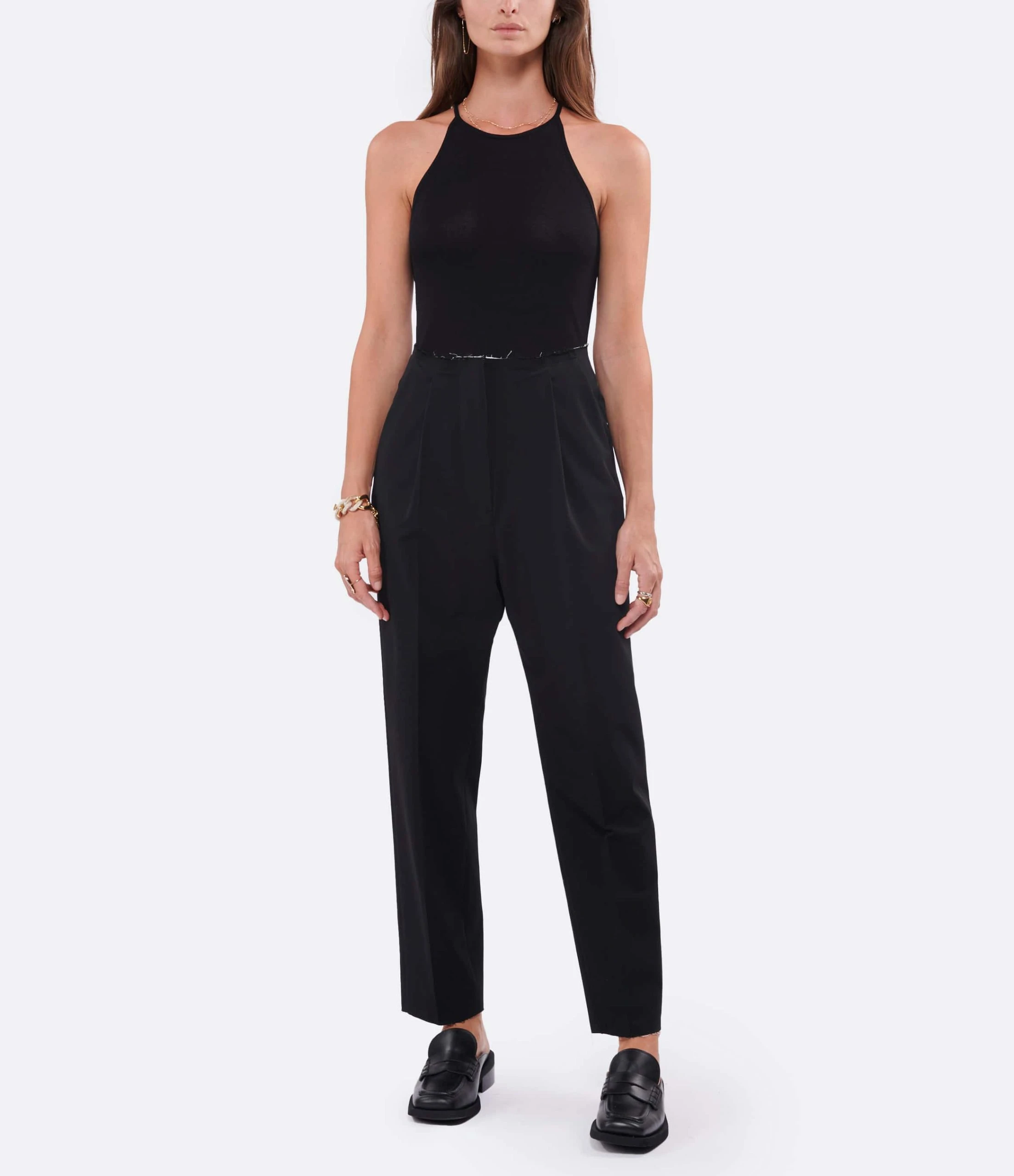 MM6 Maison Margiela Pantalon à Pinces Noir 5 MM6 Maison Margiela Pantalon à Pinces Noir – Image 3