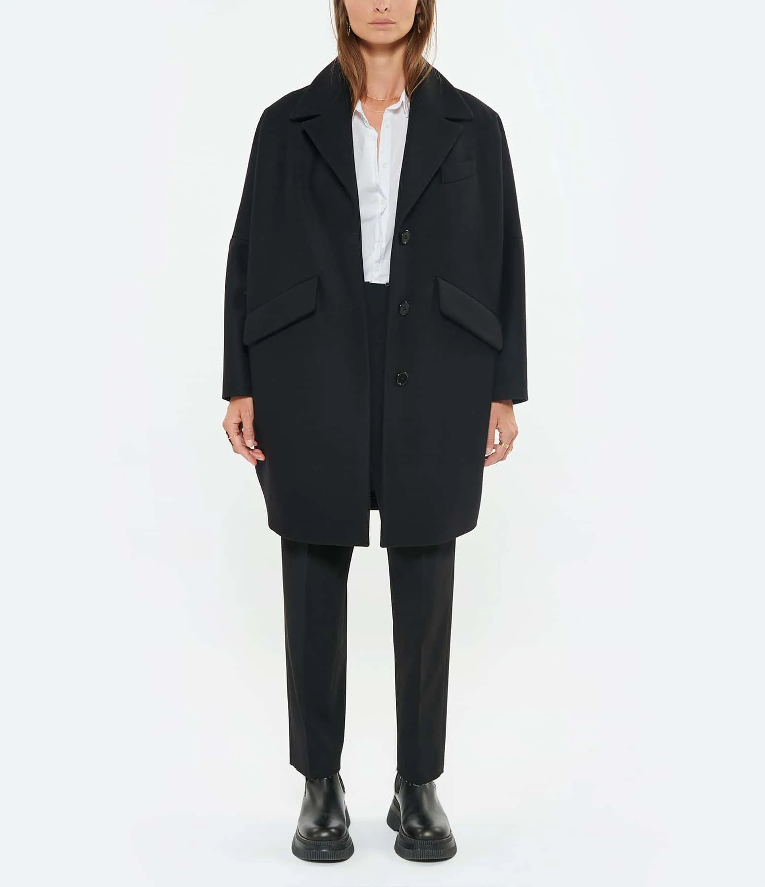 MM6 Maison Margiela Pantalon à Pinces Noir 9 MM6 Maison Margiela Pantalon à Pinces Noir – Image 7