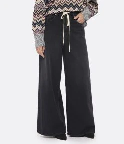 MM6 Maison Margiela Jean Large Coton Noir 11 MM6 Maison Margiela Jean Large Coton Noir -ANINE BING Boutique mm6s5 look20220712 294 1