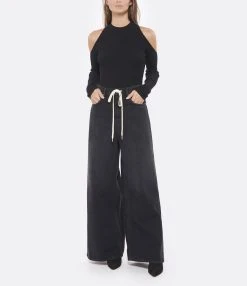 MM6 Maison Margiela Jean Large Coton Noir 13 MM6 Maison Margiela Jean Large Coton Noir -ANINE BING Boutique mm6s5 look20220712 333