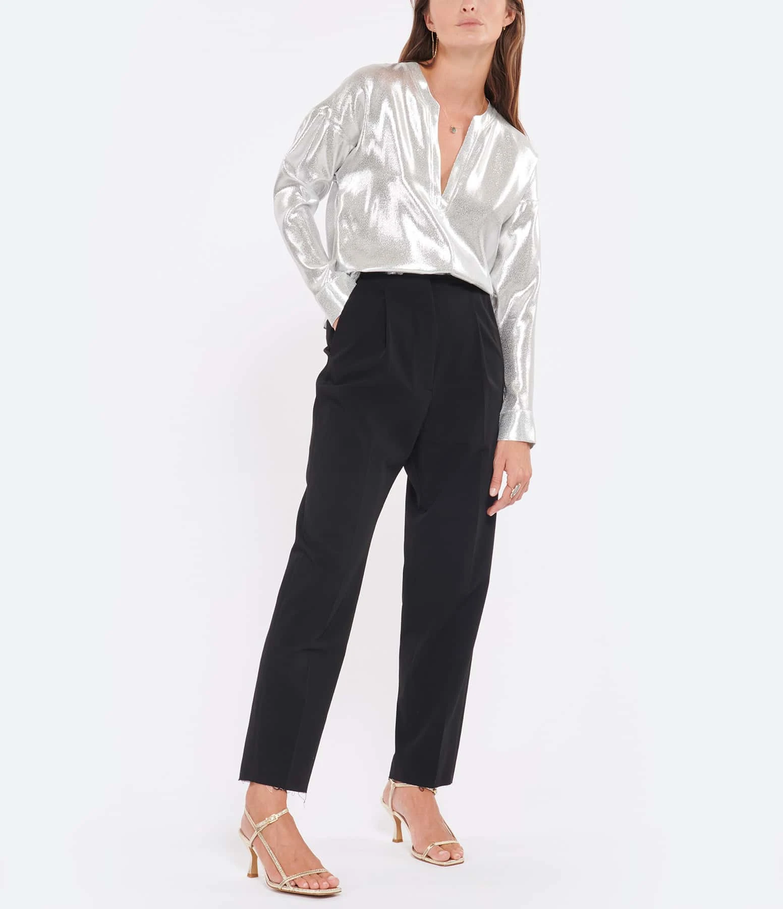 MM6 Maison Margiela Pantalon à Pinces Noir 12 MM6 Maison Margiela Pantalon à Pinces Noir – Image 10