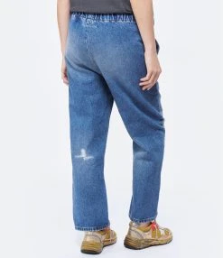 MM6 Maison Margiela Pantalon Denim Coton Bleu -ANINE BING Boutique mm6s5 look20230131 135