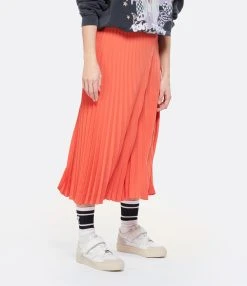 MM6 Maison Margiela Jupe Midi Orange 10 MM6 Maison Margiela Jupe Midi Orange -ANINE BING Boutique mm6s5 look20230131 421