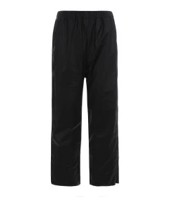 MM6 Maison Margiela Pantalon Droit Simili Cuir Noir