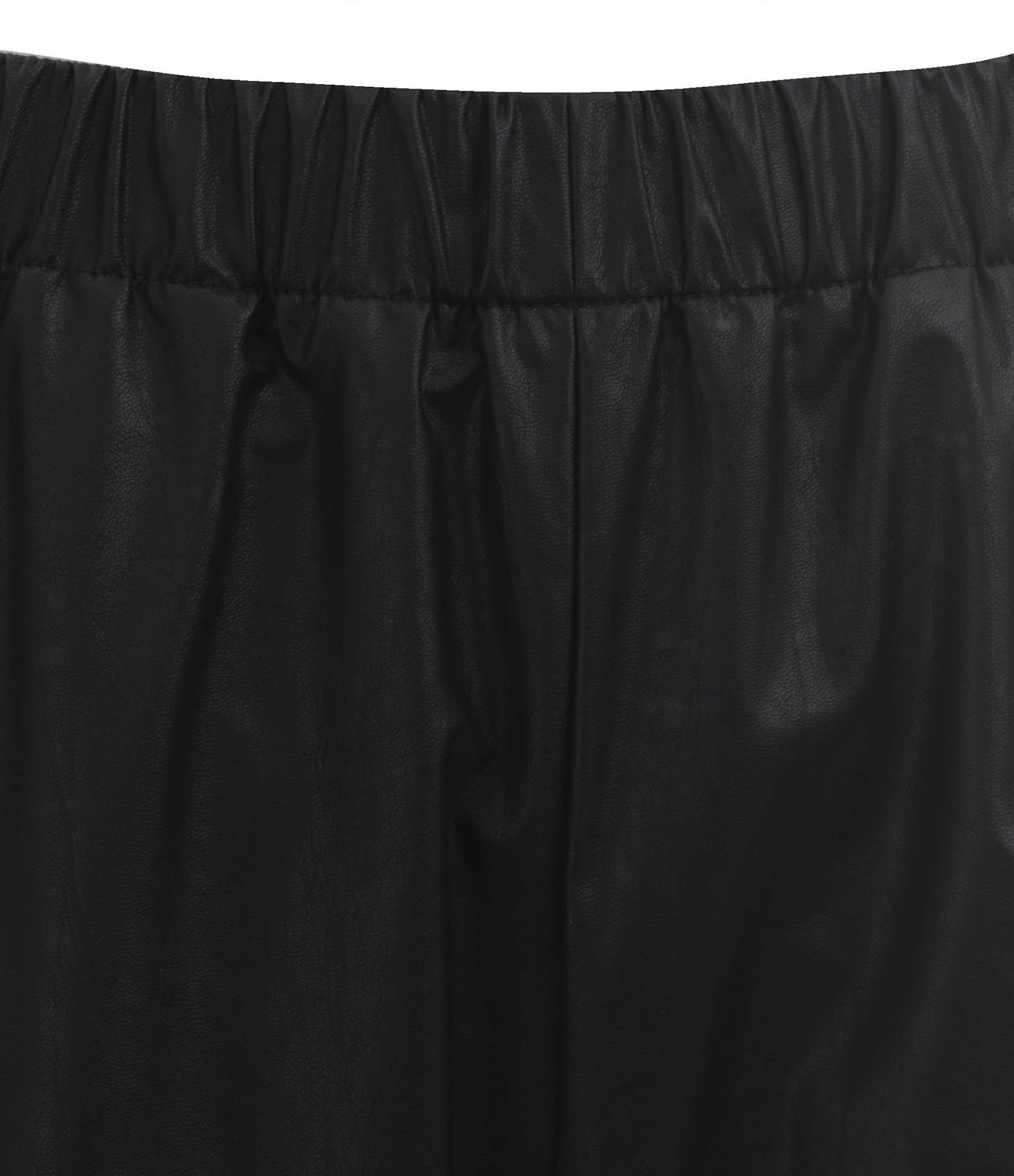 MM6 Maison Margiela Pantalon Droit Simili Cuir Noir 4 MM6 Maison Margiela Pantalon Droit Simili Cuir Noir – Image 2