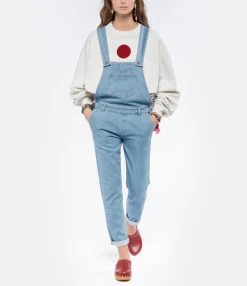 Modetrotter Salopette Romane Coton Bleu Denim -ANINE BING Boutique modet look20210811 74