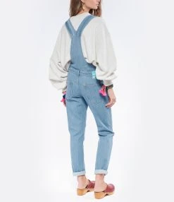 Modetrotter Salopette Romane Coton Bleu Denim -ANINE BING Boutique modet look20210811 75