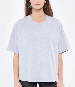 Modetrotter Tee-shirt Chris Coton Gris -ANINE BING Boutique modet look20211013 77