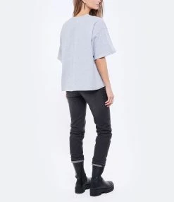 Modetrotter Tee-shirt Chris Coton Gris -ANINE BING Boutique modet look20211013 78