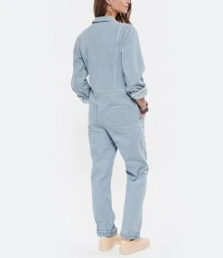 Modetrotter Combinaison Brunet Mansel Denim Épais Bleu Clair -ANINE BING Boutique modet look20220308 213 1