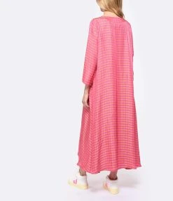 Modetrotter Robe Mado Villani Carreaux Orange 10 Modetrotter Robe Mado Villani Carreaux Orange -ANINE BING Boutique modet look20230222 209 1