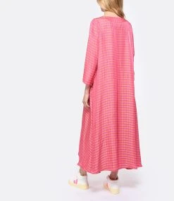 Modetrotter Robe Mado Villani Carreaux Orange 10 Modetrotter Robe Mado Villani Carreaux Orange -ANINE BING Boutique modet look20230222 209